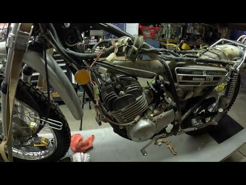 75 Yamaha DT175 repairs part 4