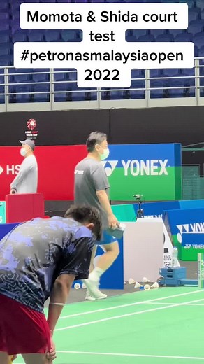 Kento Momota & Shida Test Court at Petronas Malaysia Open 2022