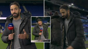 Ruben Amorim goes off-script during first post-match interview with request to senior Man Utd official