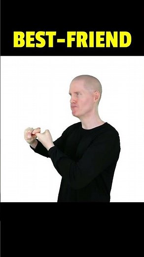 ❤️ How to sign BEST-FRIEND in ASL.