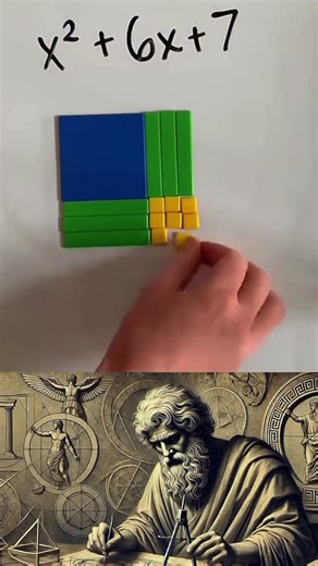 This is how an equation actually works, not just memorized ✨Visual proof of algebra! #mathsshorts