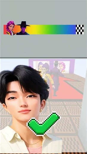 Guess The Correct KPop Demon Hunter✅😱 P.4 #roblox #minecraft