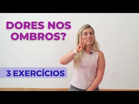 3 Exercícios para TENDINITE NOS OMBROS - Alivio da pressão articular