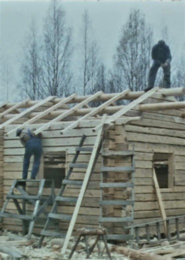 739K views · 12K reactions | Building a wooden home in a rural region characterized by intense snowfalls Costruire una casa in legno in una zona rurale caratterizzata da intense nevicate #craftsmanship #multifunctional #woodworking #diyprojects #carpenter #woodwork #carpentry #woodworkingtips #wood #DIYInspiration | Carpenter l 45 نجار | Facebook