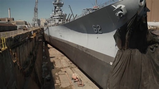 America's most decorated battleship, the USS New Jersey, gets a facelift