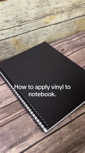 How to apply vinyl to notebook. Available at Cajuncreationdesigns Etsy store. #school#schoolsupplies #labels