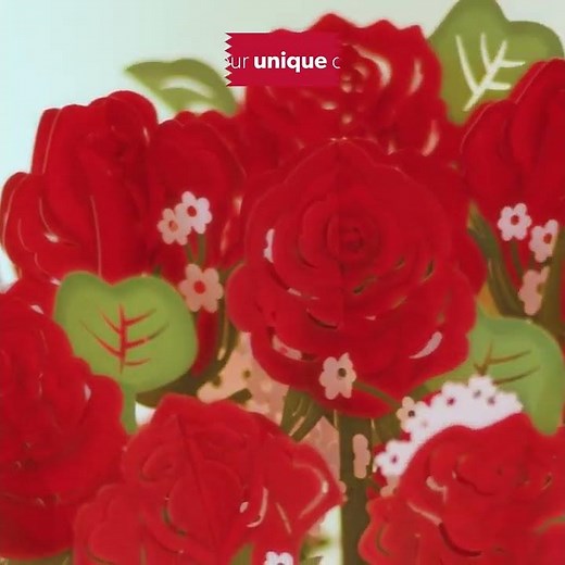 Red Rose Pop-Up Bouquet | Lovepop