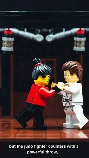 LEGO Stop-Motion Fight: Kungfu Versus Judo | Epic Battle!