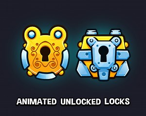 Unlocking lock animation by Robert Brooks - gamedeveloperstudio.com