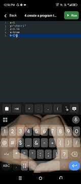 create a program that use type () function level:1 prob#4