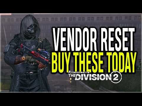 **BUY THESE TODAY** Weekly Vendor Reset This Week in the Division 2! (March 24, 2026)