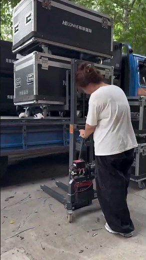 Portable Electric Hydraulic Handcart #forklift