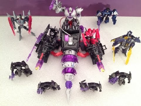 TRANSFORMERS PRIME CYBERVERSE ENERGON DRILLER AND KNOCKOUT VIDEO TOY REVIEW