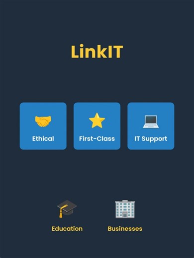 💻 Thinking of switching IT providers? Or just need some extra support? At LinkIT, we provide ethical, first-class IT support tailored for schools and businesses. From on-site assistance to remote help, we’ve got you covered. 📞 Call us today: 024 7518 5550 🌐 Visit us: LinkIT.support 👉 Book your FREE consultation now! #ITSupport #BusinessIT #EducationIT #Warwickshire #Cybersecurity #TechSupport