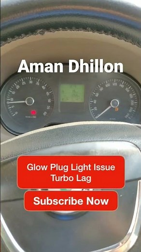 Glow Plug Light Flashing in Volkswagen Vento, Skoda Rapid, polo, Vento, and Ameo solved.
