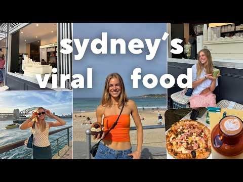Everything I ate in Sydney! Testing viral spots, acai bowls, matcha + more!