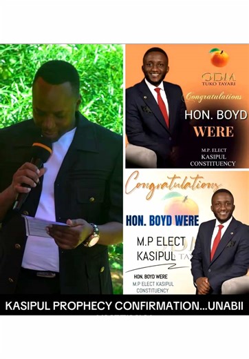 PROPHECY FULFILLED…UNABI UMETIMIA-KASIPUL BY ELECTIONS (WERE WON)