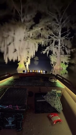 @Zack Duran Tesing his project as the boat smoothly crossing the obstacle made up by bush and aquatic plants. Without exaggeration, it's couldn't be done with the help of 5 pair of Color-play 3 inch in total.😎 #auxbeam #auxbeamledlight #colorplay #podlight #boat #boating #boats #boatlife #havoc #havocboats | Auxbeam.com
