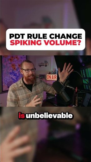 PDT Rule Change: Spiking Volume?