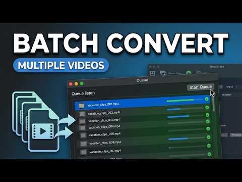 How to Convert Multiple Videos at Once Using HandBrake (2026) — Quick & Easy