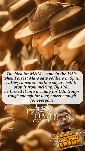 150K views · 7.1K reactions | M&Ms were made for war...literally.  | Amazing Time Capsule | Facebook