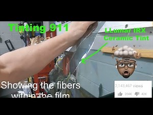 Installing Llumar IRX window Tint on 2020 Ford F-350 Tremor effective IR-blocking ceramic technology