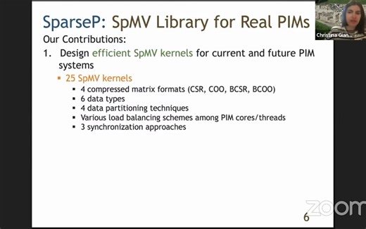 存内计算_Lecture 11: SpMV on a Real PIM Architecture
