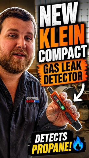 Testing the NEW ‪@KleinToolsVideo‬ Compact Gas Leak Detector🔥👀#hvac#kleintools#gasleakdetector