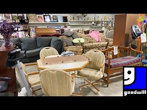 GOODWILL (3 DIFFERENT STORES) SHOP WITH ME FURNITURE CHAIRS KITCHENWARE SHOPPING STORE WALK THROUGH