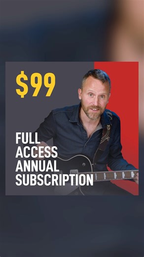 Black Friday is here, and GuitarTricks went a little wild: we dropped the first year to $99 and then stuffed the deal fuller than a pedalboard with too many fuzz pedals. You get: • A full year of lessons • A custom lesson plan (finally—someone telling you what to practice) • Premium Bootcamp • The 100 Essential Licks Series • Ultimate Beginner Guide • Guitar Soloing Guide • A Setup Guide to make your guitar feel like it just came back from a spa day And because we clearly got carried away, we’re