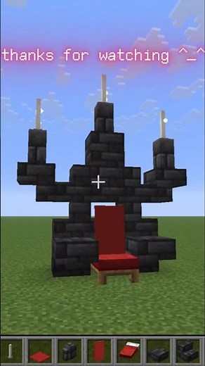 TUTORIAL: HOW TO MAKE A THRONE | Minecraft