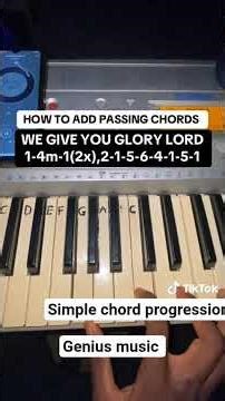 How to add passing chords