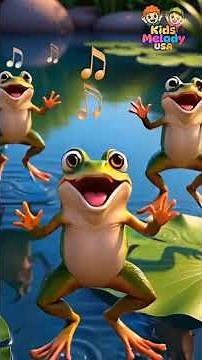 🐸💦 Five Little Speckled Frogs | Fun Counting Song for UK Kids | Nursery Rhyme Shorts 🎵