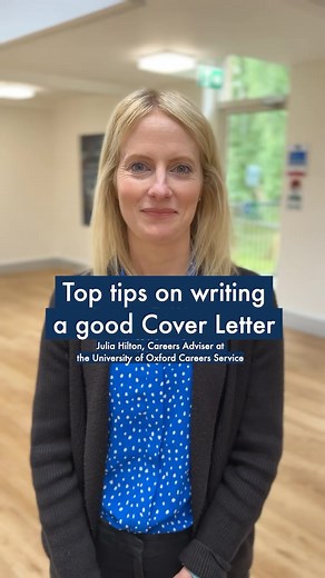 26K views · 458 reactions | EXPLAINED: How to write a standout cover letter A cover letter is crucial when applying for a job. It can be the deciding factor between getting an interview or getting rejected. Julia Hilton from @oxfordcareers shares some top tips. #OxfordUniversity #OxfordTips #CoverLetterTips #ApplyingForAJob #JobApplicationTips #CareersService | University of Oxford | Facebook