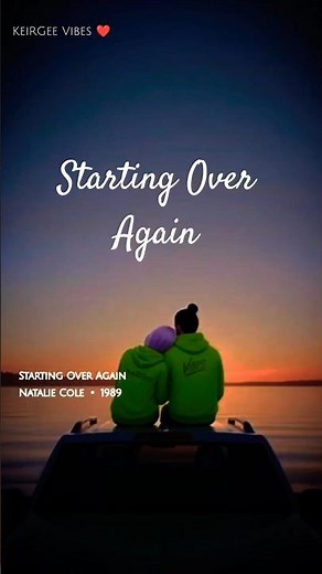 Starting Over Again by Natalie Cole ‧ 1989 #keirgeevibes #keirgee #lovesongs #shorts #80smusic