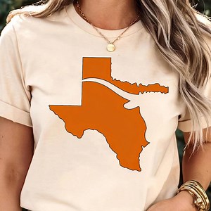 Texas Longhorn Silhouette PNG: Burnt Orange State Outline (digital Download) - Etsy