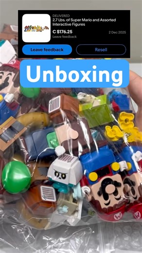 Unboxing Lego super Mario figures from goodwill #unboxing #lego #mario #supermario