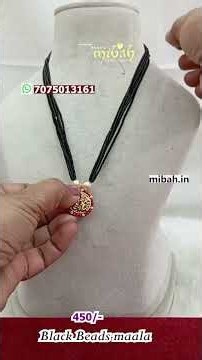 Black Beads maala