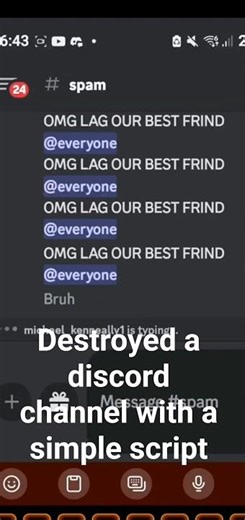Exploded A Discord Chat With A Simple Script #discord