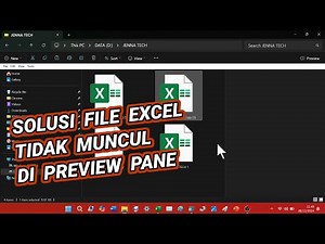 Solusi Mengatasi File Excel Tidak Muncul Di Preview Pane File Explorer Windows 11 Komputer