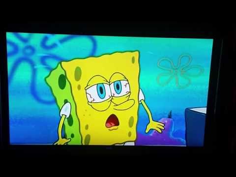 Spongebob runs aways from flats