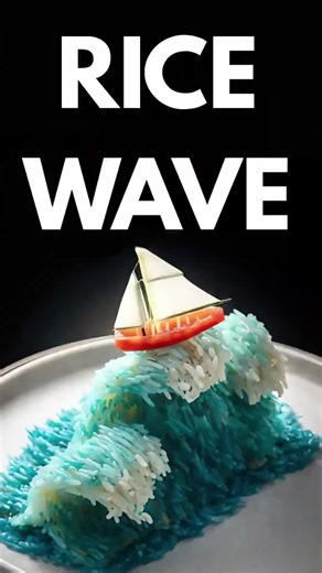 Creating the Great Wave with 999 Grains of Rice