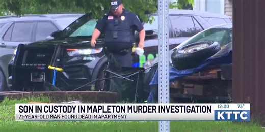 Son in custody in Mapleton murder investigation