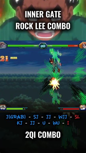 Rock Lee with combo damage over 900