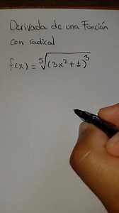 Derivada de una función con radical - cómo resolver paso a paso