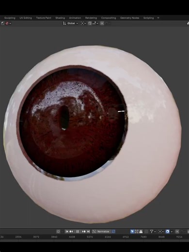 My eyes produce one piece per day for 100 days, totaling 100 pieces. #animation #3D #rig #blender #fx #vfx #KG #kg.studio