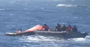 Watch: Indian Navy Warship Rescues 21 From Ship Hit By Houthi Missile