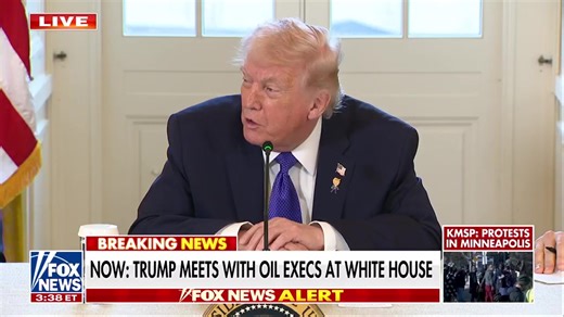 NEW: Marco Rubio slips a note to President Trump as they speak before oil executives: TRUMP: "Marco just gave me a note. 'Go back to Chevron. They want to discuss something.'" "Go ahead. I'm going back to Chevron. Thank you, Marco." | Fox News