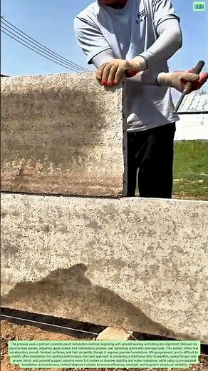 Modern Precast Wall Assembly Technique for Stronger Structures