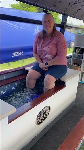 Relax with Playful Fish Foot Therapy